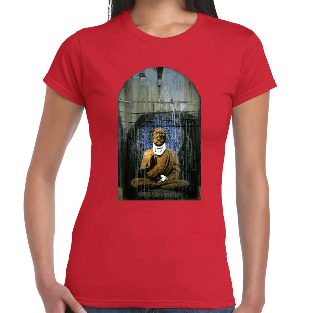 Buddha Ladies Banksy T-Shirt - Tshirtpark.com