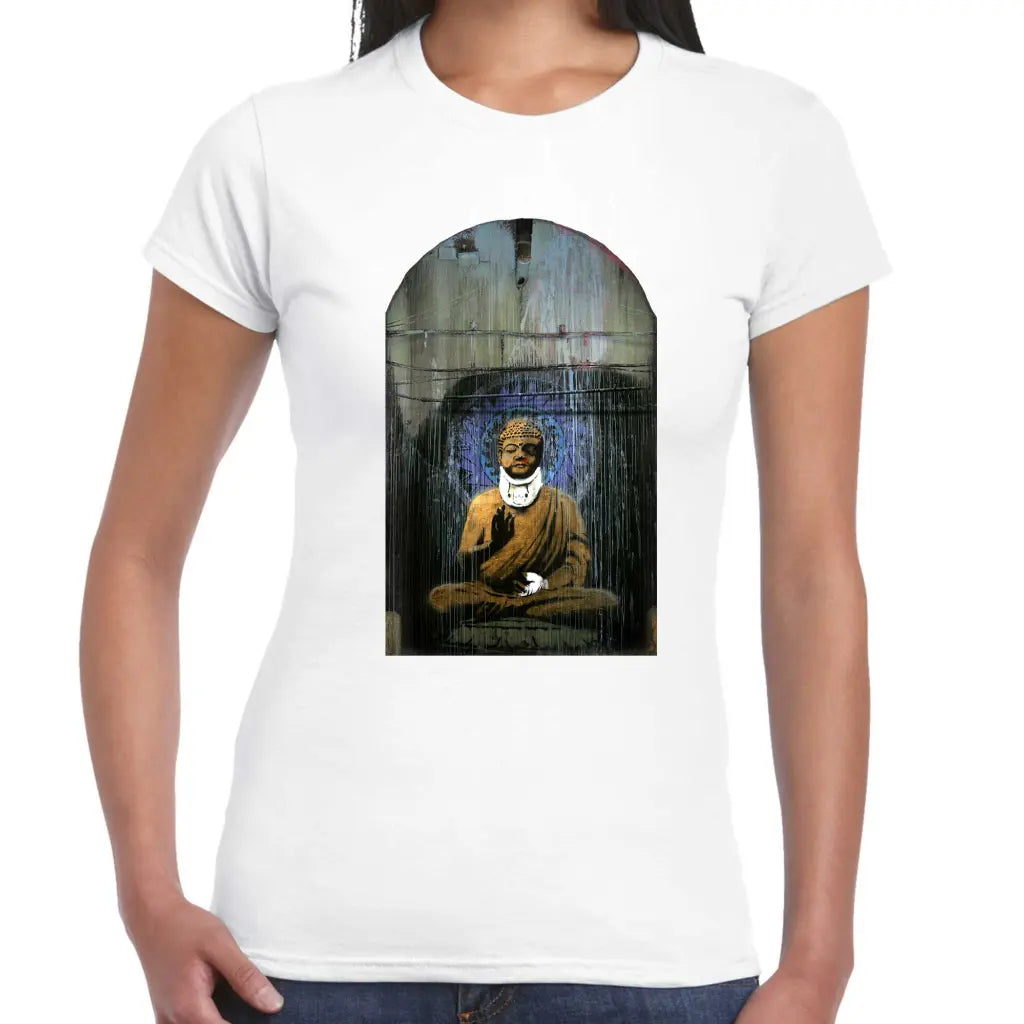 Buddha Ladies Banksy T-Shirt - Tshirtpark.com