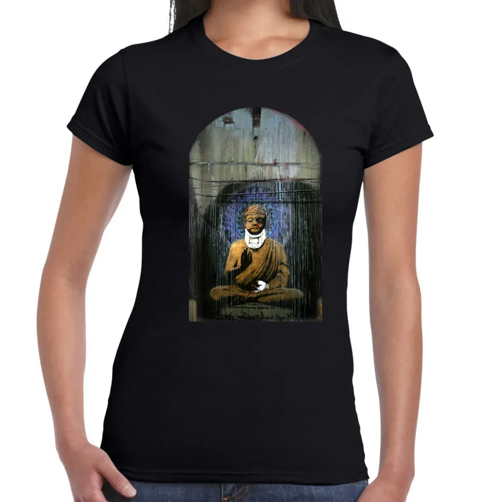 Buddha Ladies Banksy T-Shirt - Tshirtpark.com