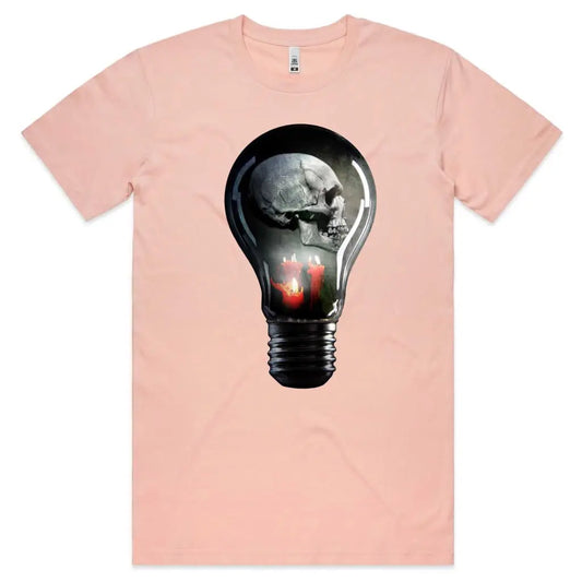 Bulb Skull T-Shirt - Tshirtpark.com