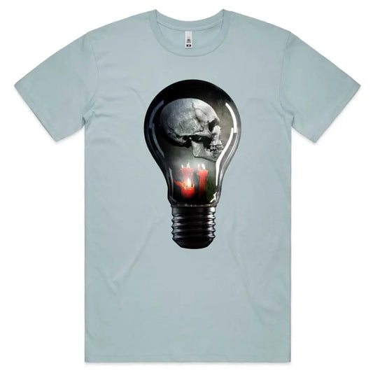 Bulb Skull T-Shirt - Tshirtpark.com