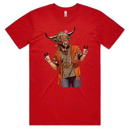 Bull Hippie T-Shirt - Tshirtpark.com