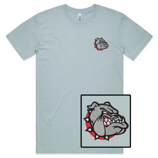 Bulldog Embroidered T-Shirt - Tshirtpark.com