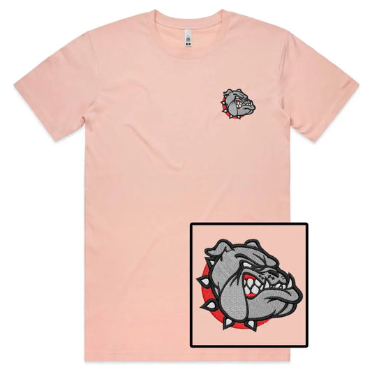 Bulldog Embroidered T-Shirt - Tshirtpark.com