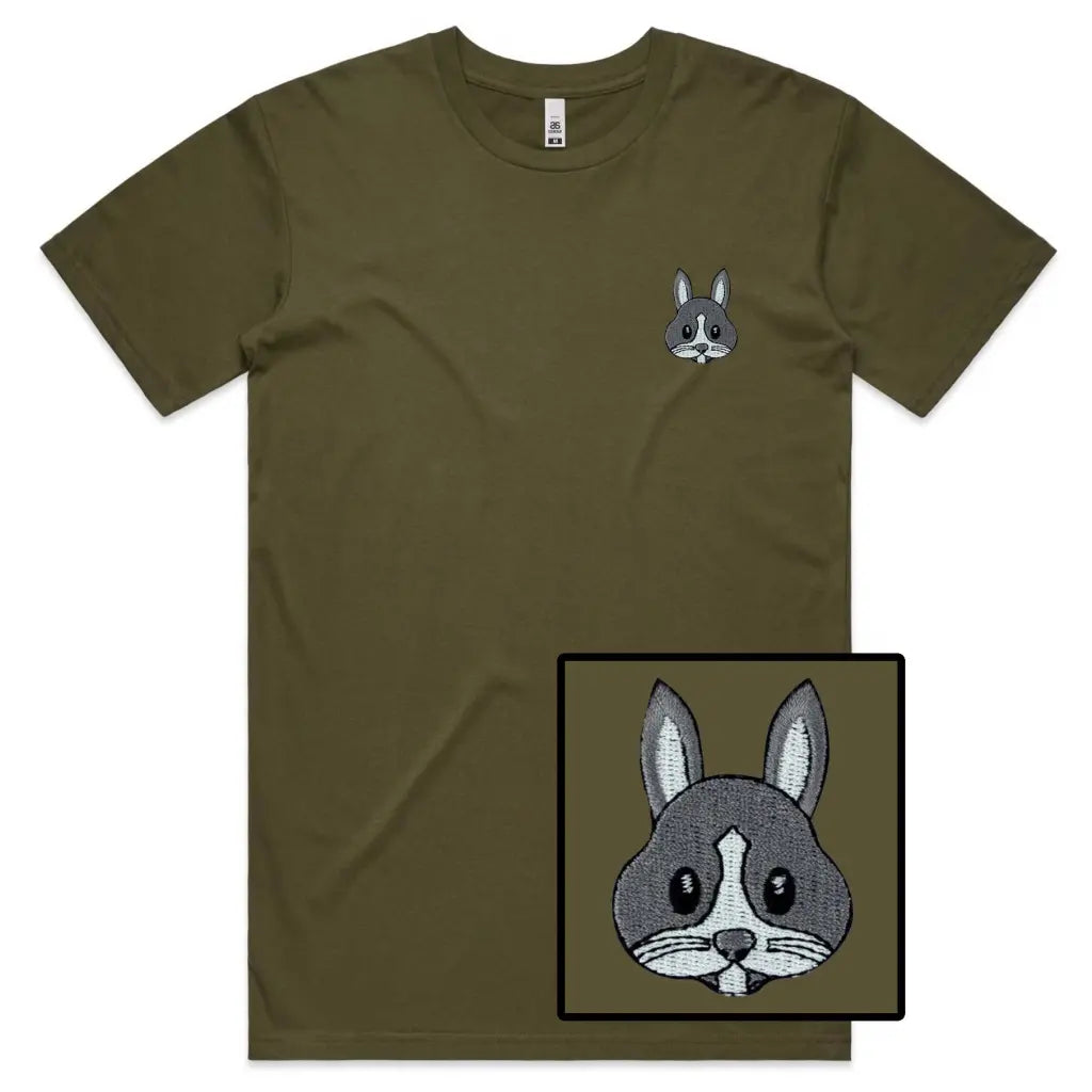 Bunny Embroidered T-Shirt - Tshirtpark.com