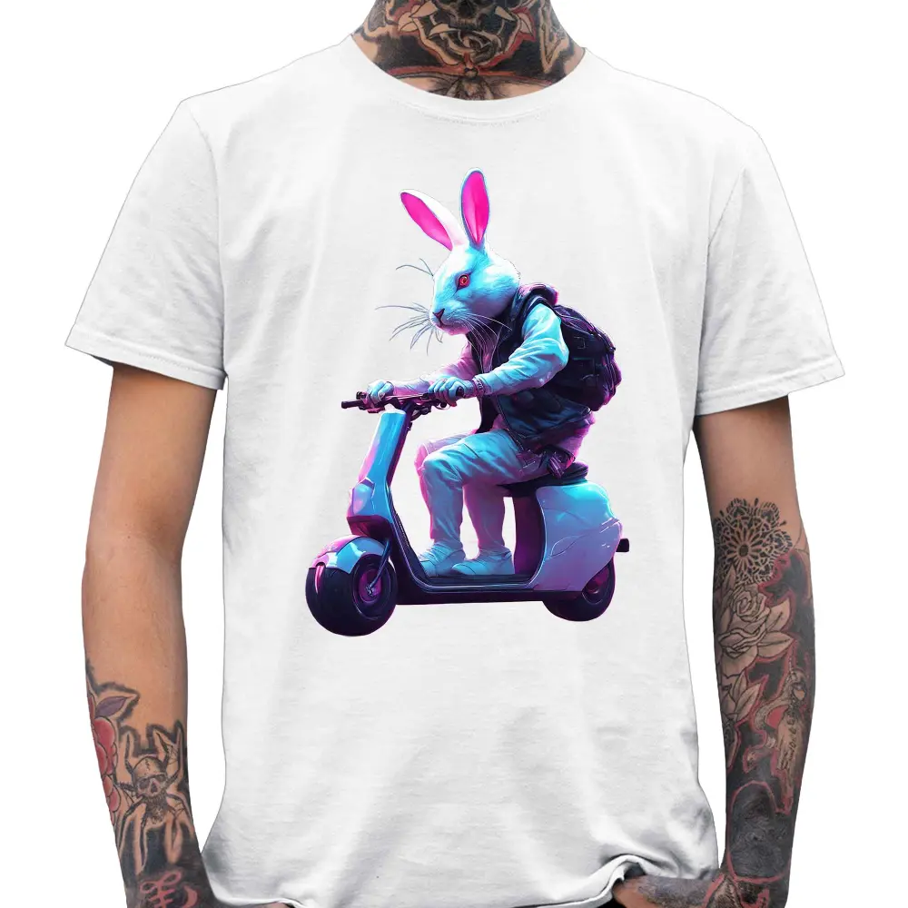 Bunny Scooter T-Shirt - Tshirtpark.com