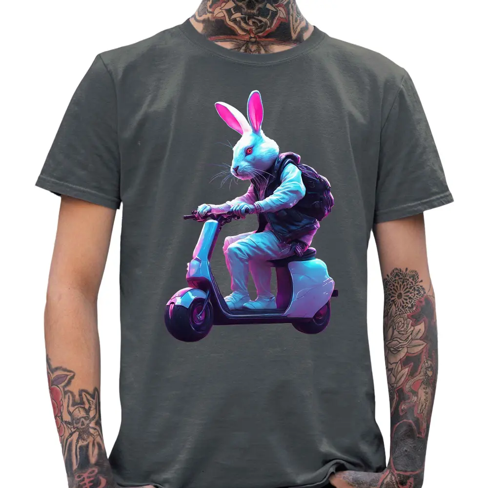 Bunny Scooter T-Shirt - Tshirtpark.com