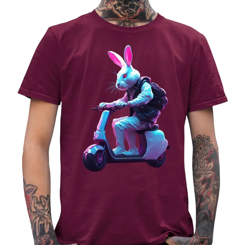 Bunny Scooter T-Shirt - Tshirtpark.com