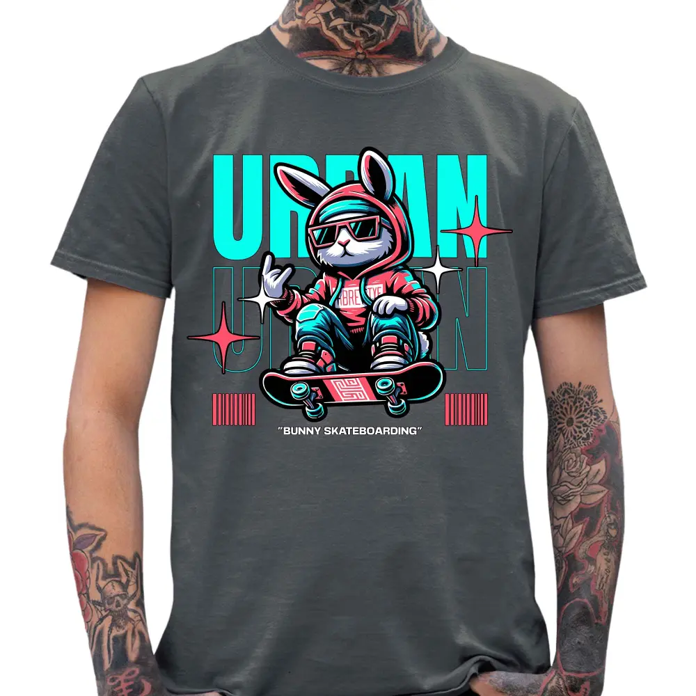 Bunny Skateboarding T-Shirt - Tshirtpark.com