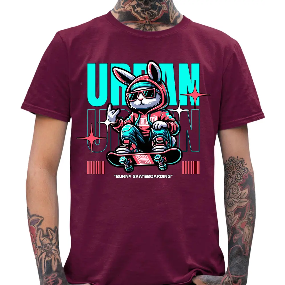 Bunny Skateboarding T-Shirt - Tshirtpark.com