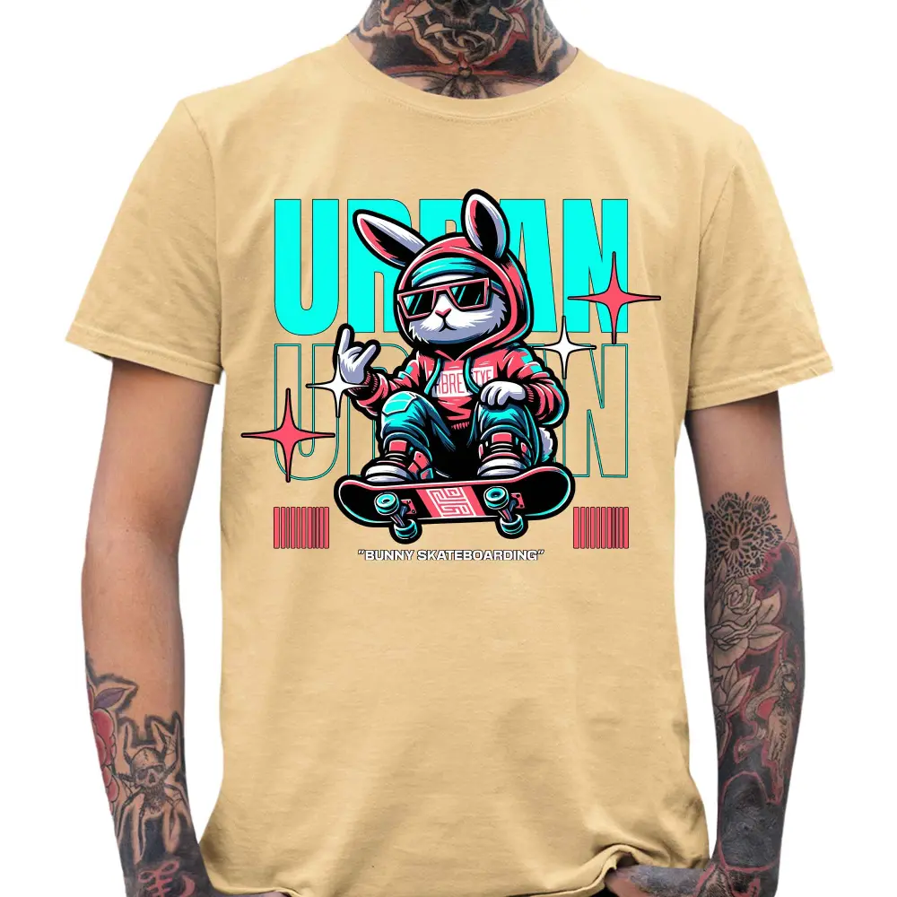 Bunny Skateboarding T-Shirt - Tshirtpark.com