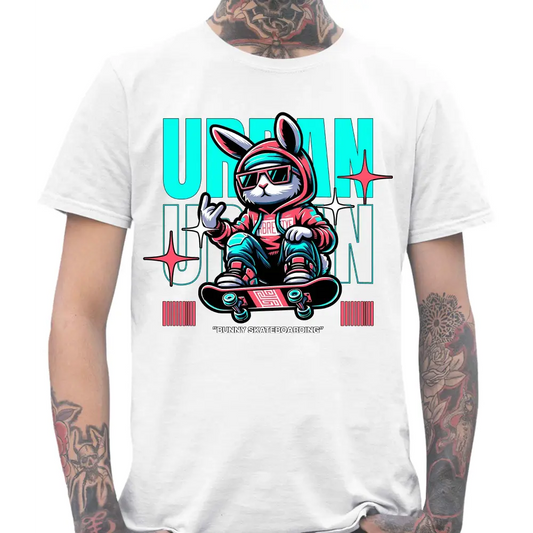 Bunny Skateboarding T-Shirt - Tshirtpark.com