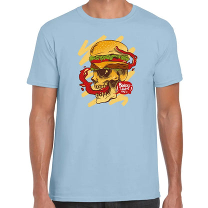 Burger Skull T-Shirt - Tshirtpark.com