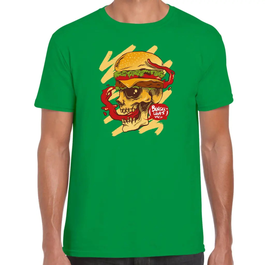 Burger Skull T-Shirt - Tshirtpark.com