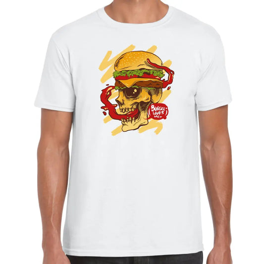 Burger Skull T-Shirt - Tshirtpark.com