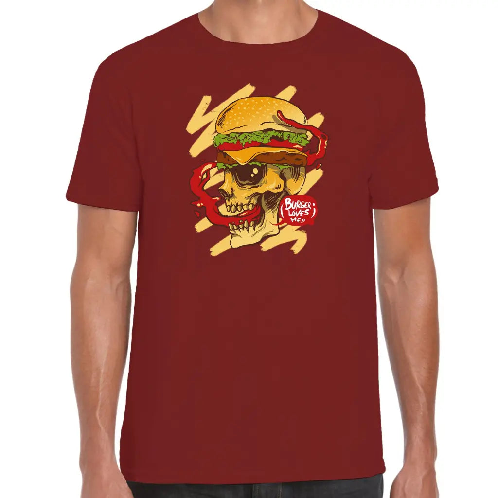 Burger Skull T-Shirt - Tshirtpark.com