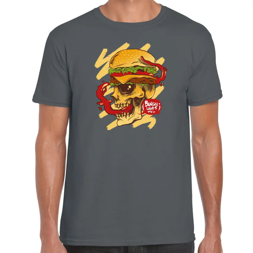 Burger Skull T-Shirt - Tshirtpark.com