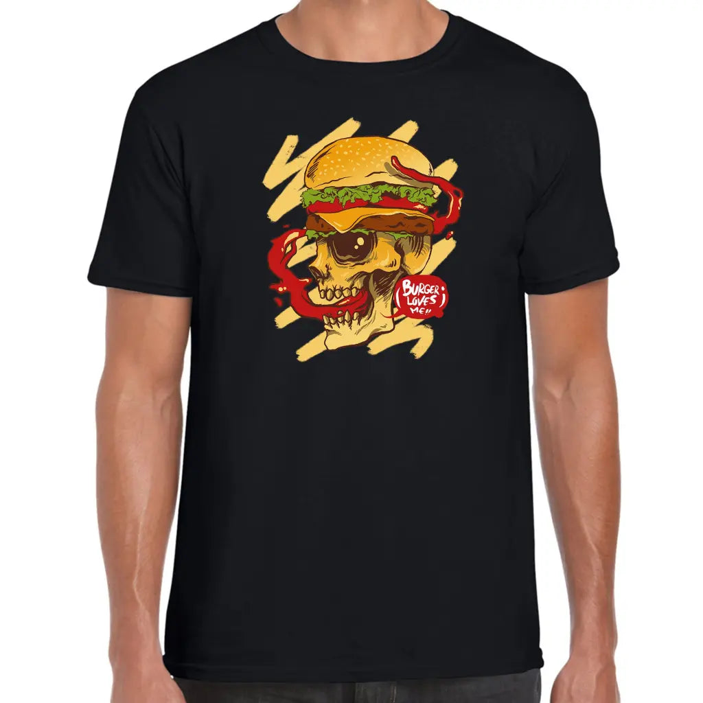 Burger Skull T-Shirt - Tshirtpark.com