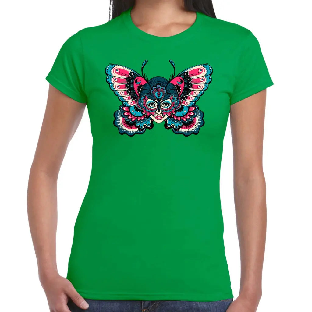 Butterfly Girl Ladies T-shirt - Tshirtpark.com