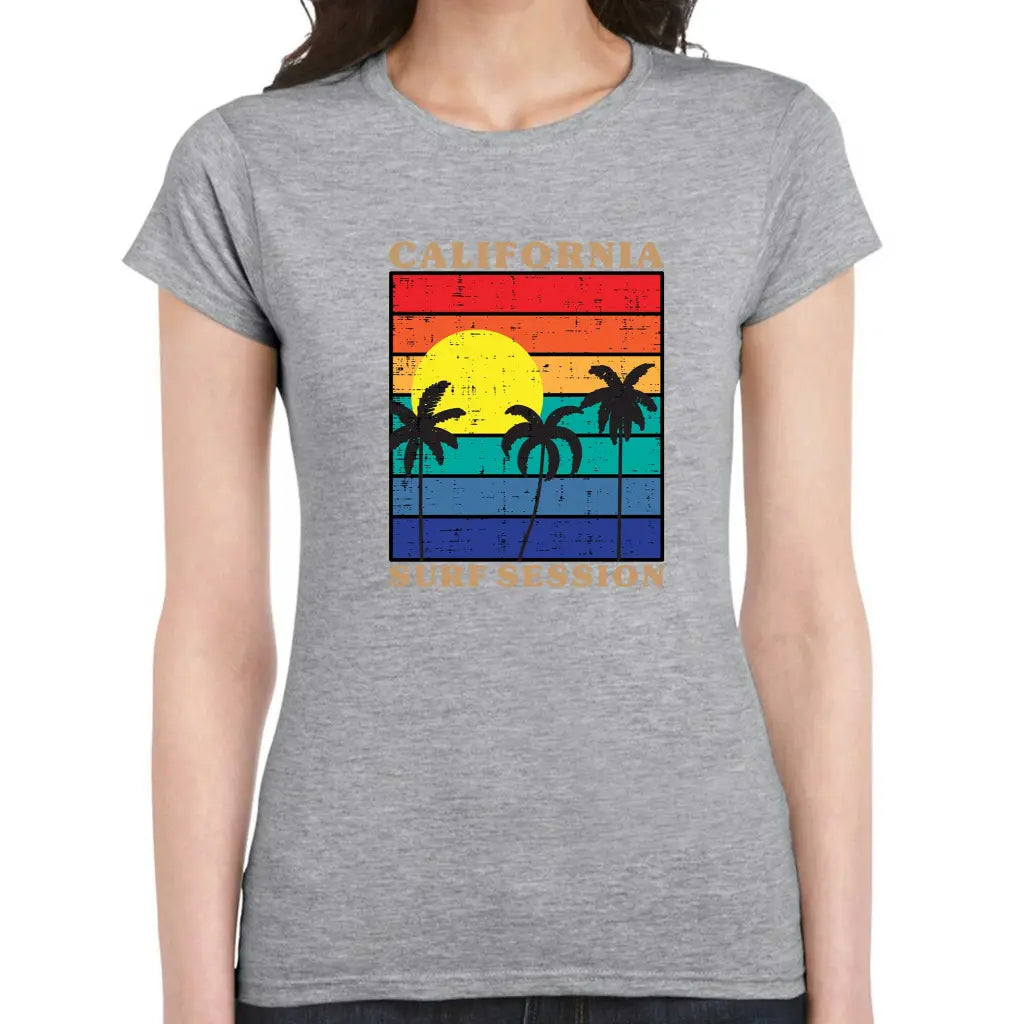 California Surf Ladies T-shirt - Tshirtpark.com