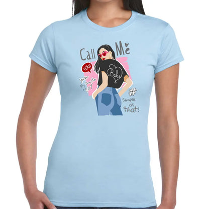 Call ME Ladies T-shirt - Tshirtpark.com