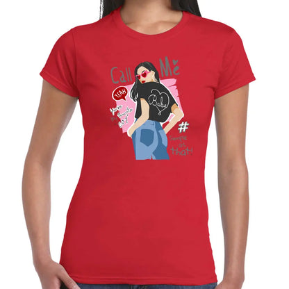 Call ME Ladies T-shirt - Tshirtpark.com
