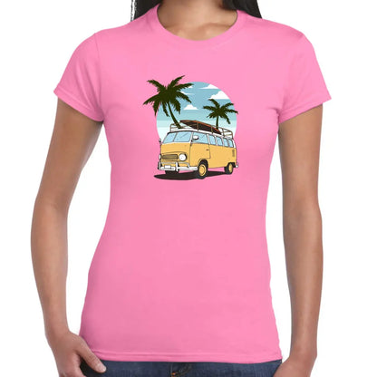 CamperVan Palms Ladies T-shirt - Tshirtpark.com