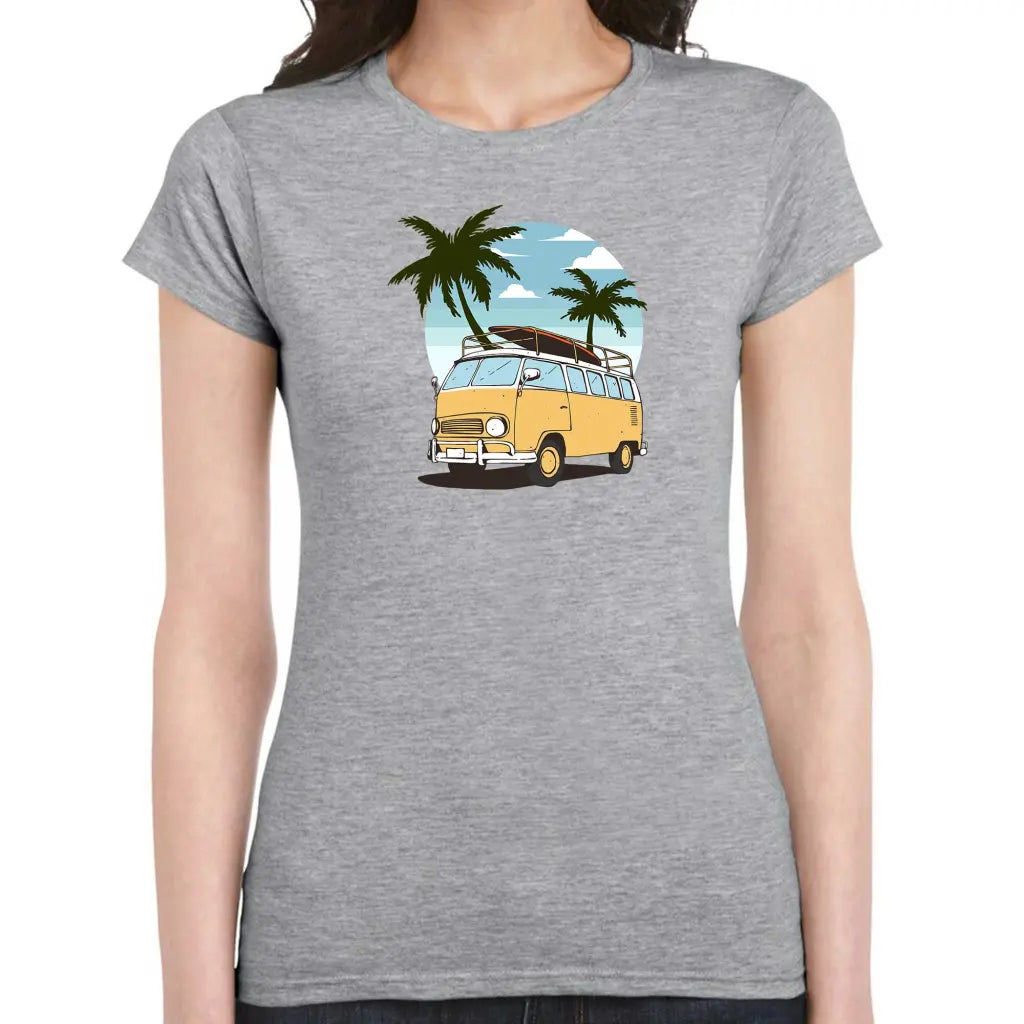 CamperVan Palms Ladies T-shirt - Tshirtpark.com