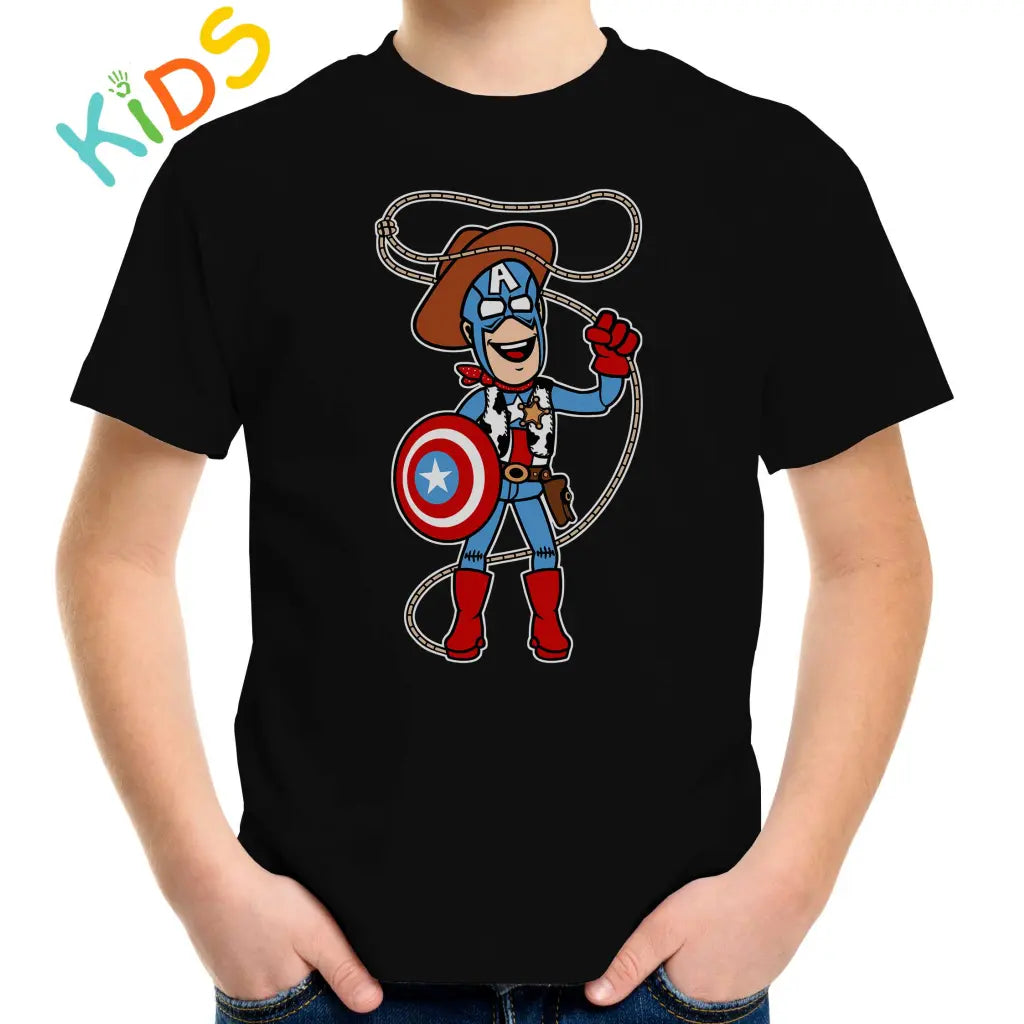 Captain Cowboy Kids T-shirt - Tshirtpark.com