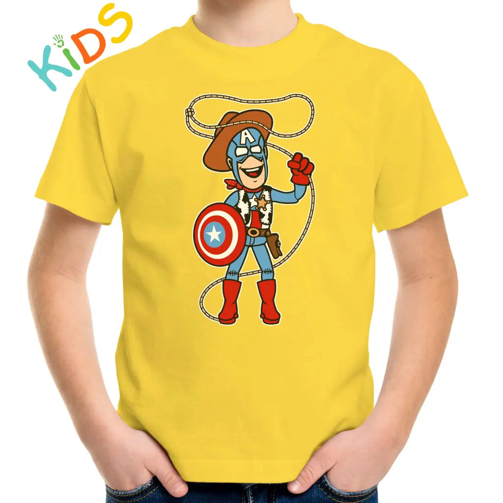 Captain Cowboy Kids T-shirt - Tshirtpark.com