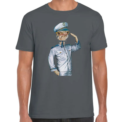 Captain Ostrich T-Shirt - Tshirtpark.com