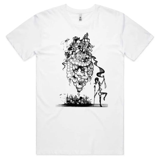 Cartoon Cemetery T-Shirt - Tshirtpark.com