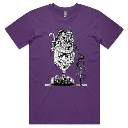 Cartoon Cemetery T-Shirt - Tshirtpark.com