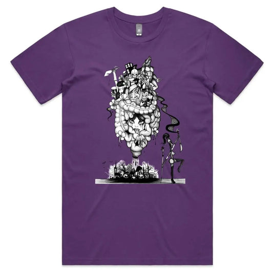 Cartoon Cemetery T-Shirt - Tshirtpark.com