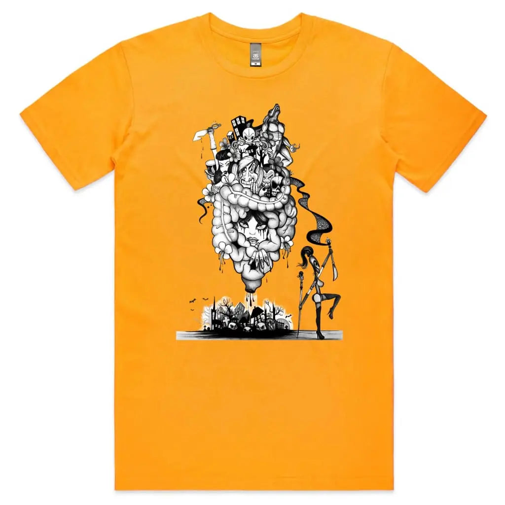 Cartoon Cemetery T-Shirt - Tshirtpark.com