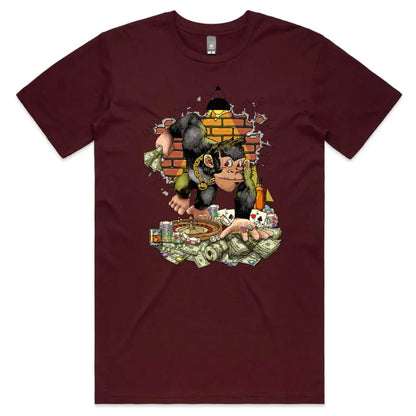 Casino Monkey T-Shirt - Tshirtpark.com