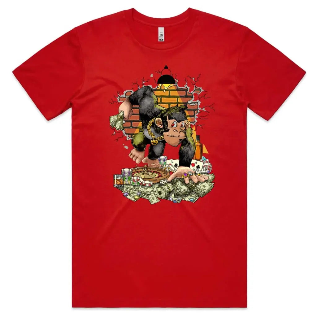 Casino Monkey T-Shirt - Tshirtpark.com