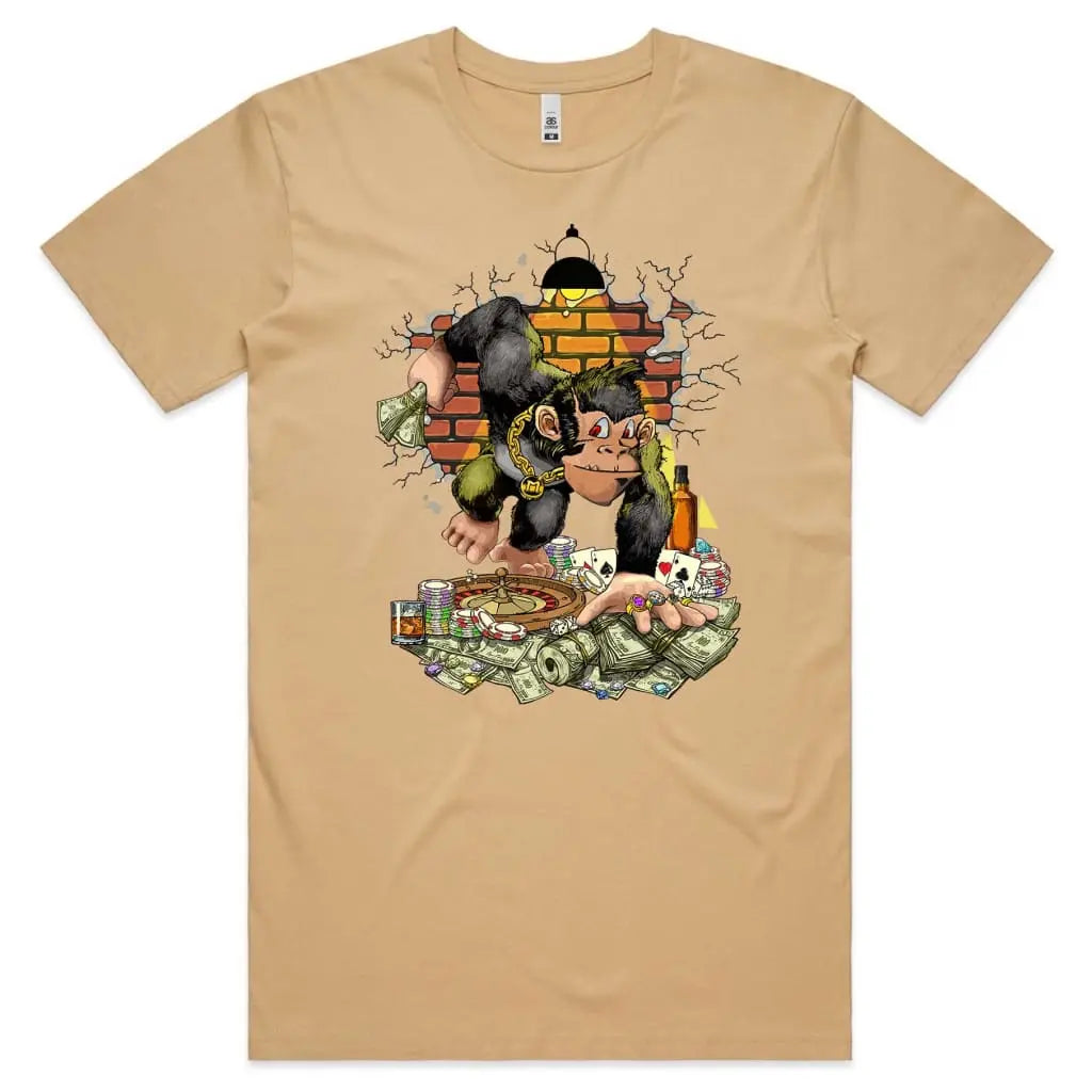 Casino Monkey T-Shirt - Tshirtpark.com