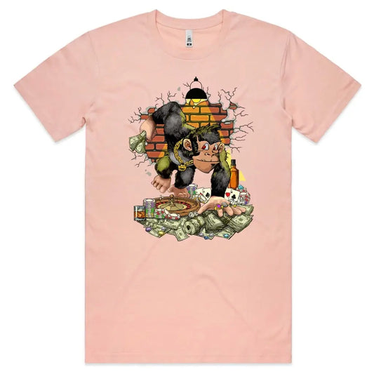 Casino Monkey T-Shirt - Tshirtpark.com