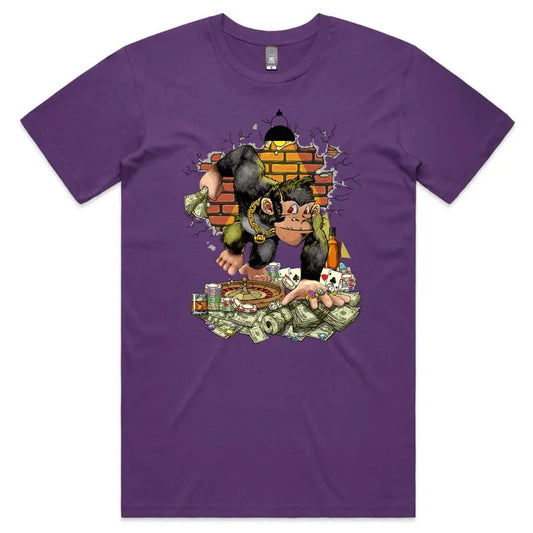 Casino Monkey T-Shirt - Tshirtpark.com