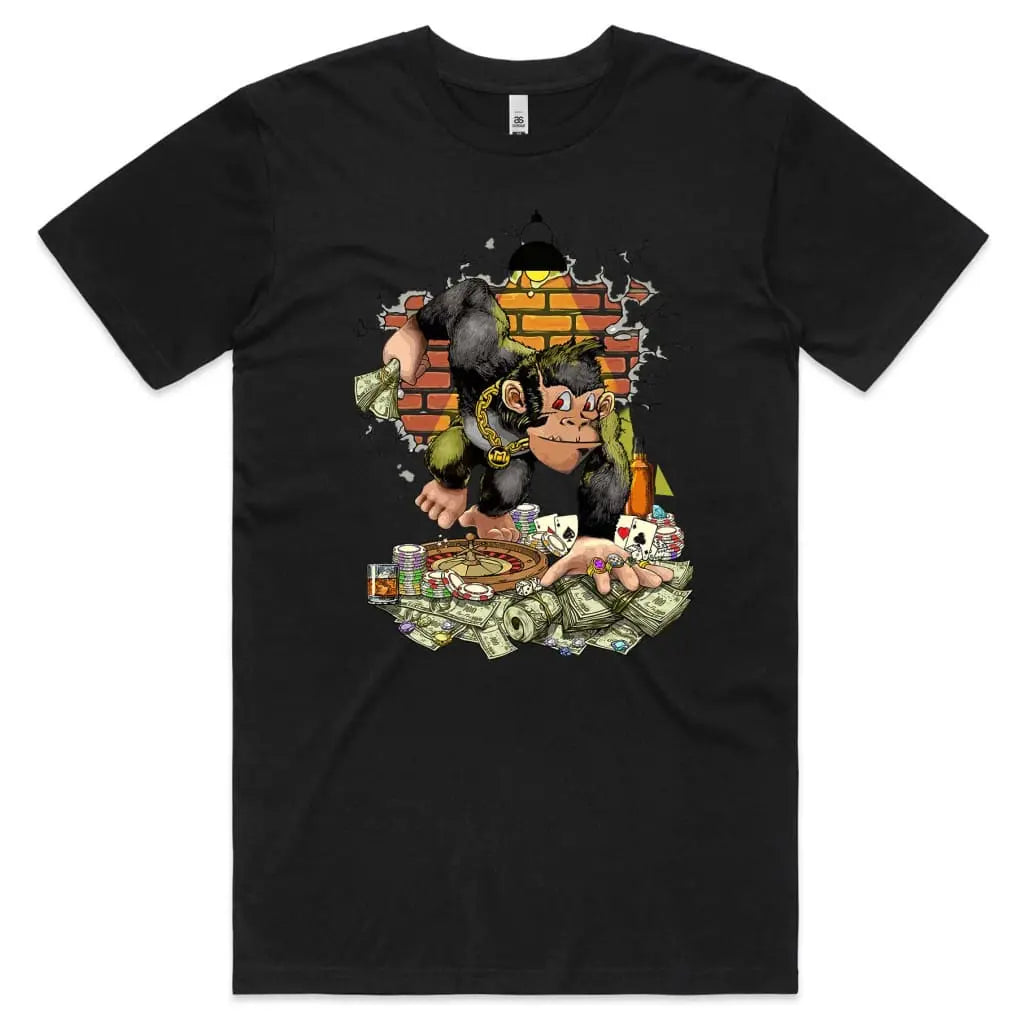 Casino Monkey T-Shirt - Tshirtpark.com