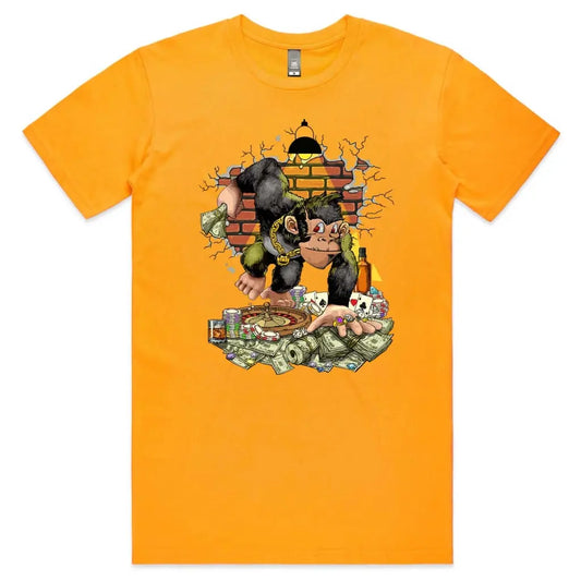 Casino Monkey T-Shirt - Tshirtpark.com