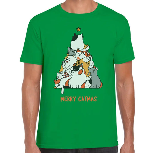 Cat Christmas Tree T-Shirt - Tshirtpark.com