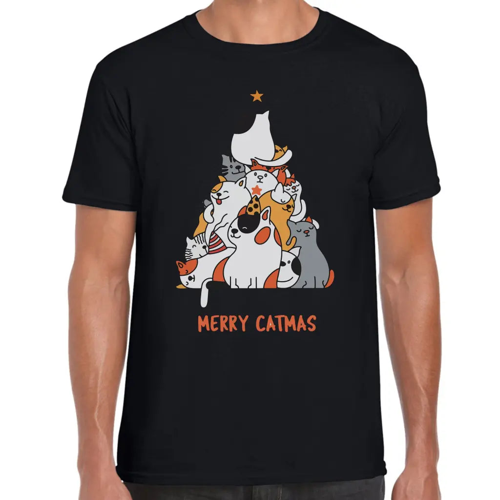 Cat Christmas Tree T-Shirt - Tshirtpark.com