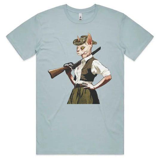 Cat Cowgirl T-Shirt - Tshirtpark.com