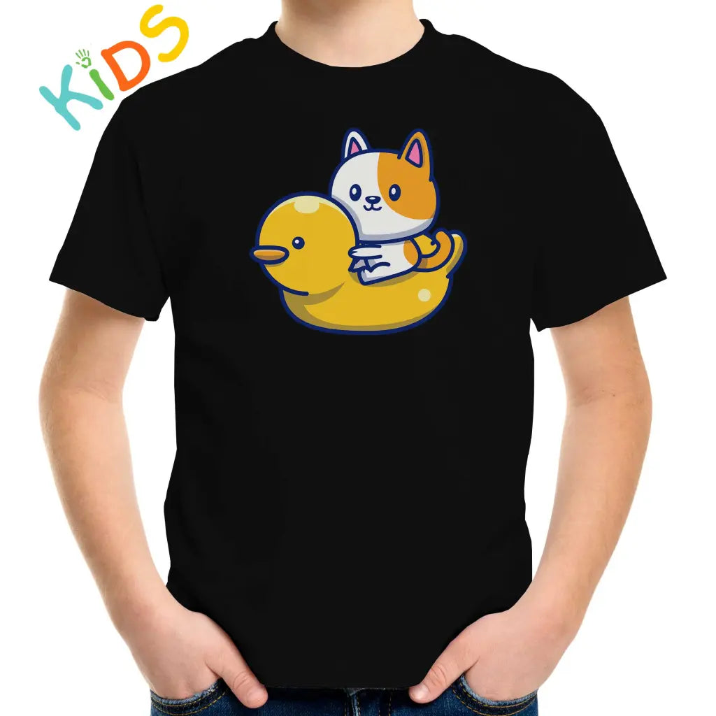 Cat Duck Kids T-shirt - Tshirtpark.com