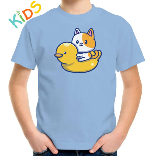 Cat Duck Kids T-shirt - Tshirtpark.com