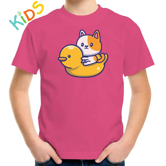 Cat Duck Kids T-shirt - Tshirtpark.com