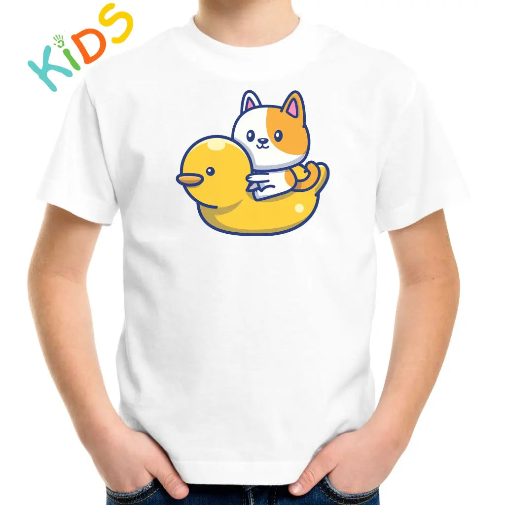 Cat Duck Kids T-shirt - Tshirtpark.com