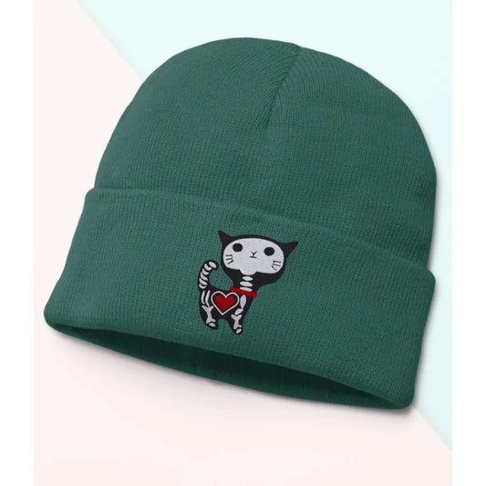 Cat Skeleton Beanie - Tshirtpark.com